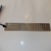 marque page inox gravé