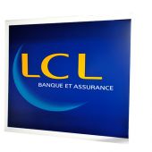 LCL polycarbonate sérigraphie dégradée + 1 blanc diffusant